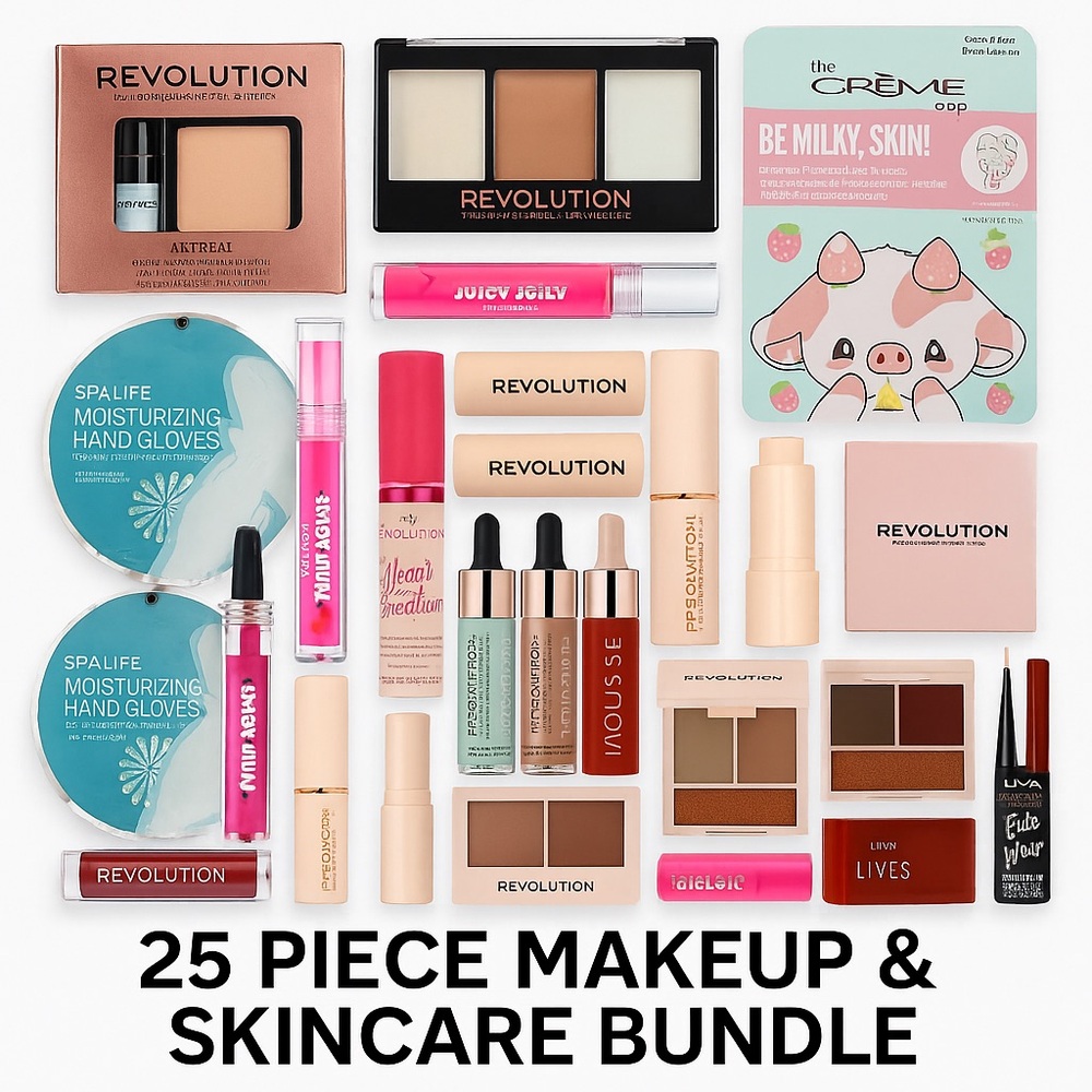 ✨ 25-PIECE MYSTERY BEAUTY BUNDLE‎ ✨ BLOSSOM, THE CRÈME SHOP, REVOLUTION, NYX